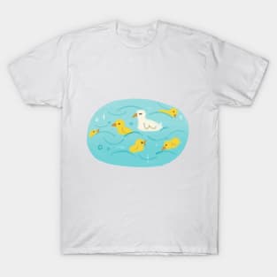 Cute Ducks In a Pond T-Shirt